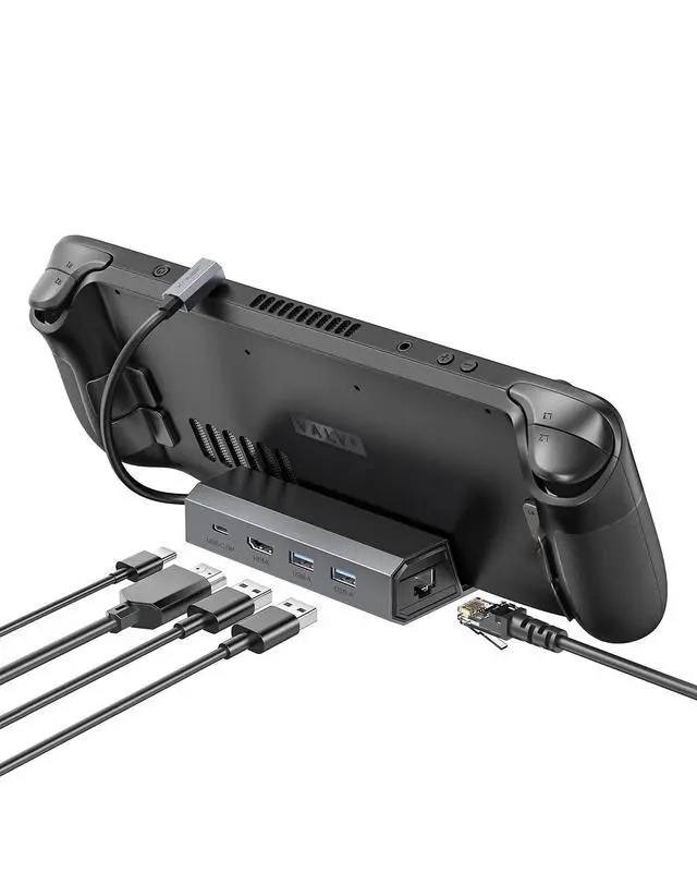 Alt view image 2 of 7 - 2-Pack Screen Protectors+Docking Station Compatible with Steam Deck