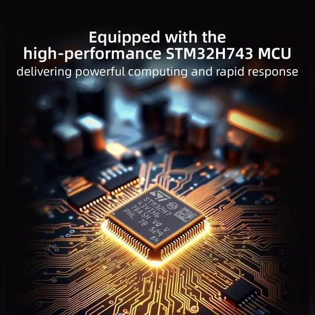Alt view image 2 of 7 - H743 8S MINI V1 FC Flight Controller M3, with STM32H743 MCU ICM42688P gyroscope, Includes a 16MB Blackbox, compatible with Nblade