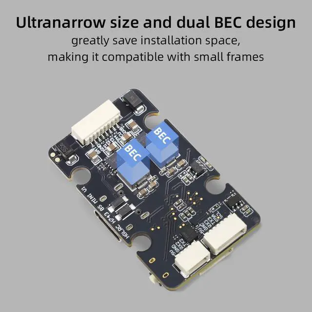 Alt view image 7 of 7 - H743 8S MINI V1 FC Flight Controller M3, with STM32H743 MCU ICM42688P gyroscope, Includes a 16MB Blackbox, compatible with Nblade