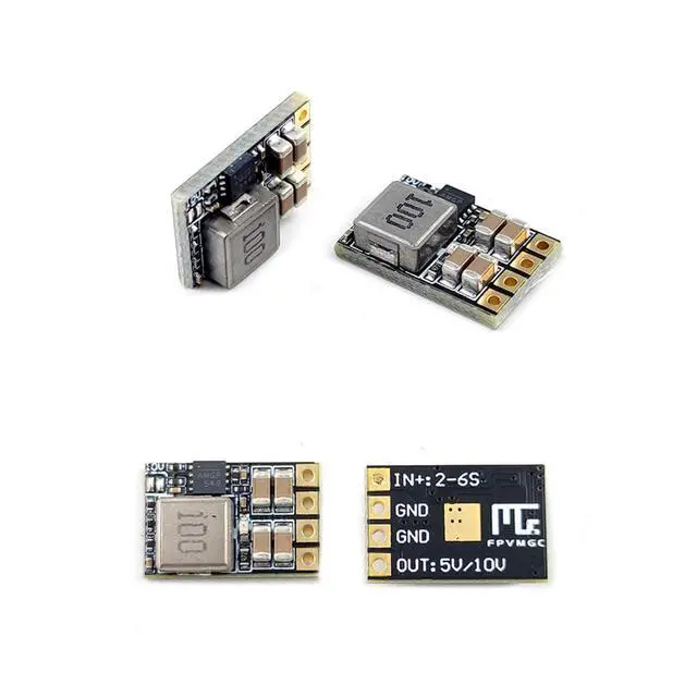 Alt view image 2 of 4 - FPV Micro BEC 2S-6S to 5V/10V Adjustable Step-Down Regulator for RC FPV Racing Quadcopter(3PCS)