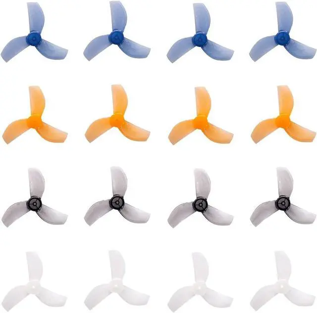 Main image of 35MM 3-Blade Props Propellers with 1mm Compatible 08028 Brushless Motor for 1S Micro Tiny Whoop Quadcopter 8pairs