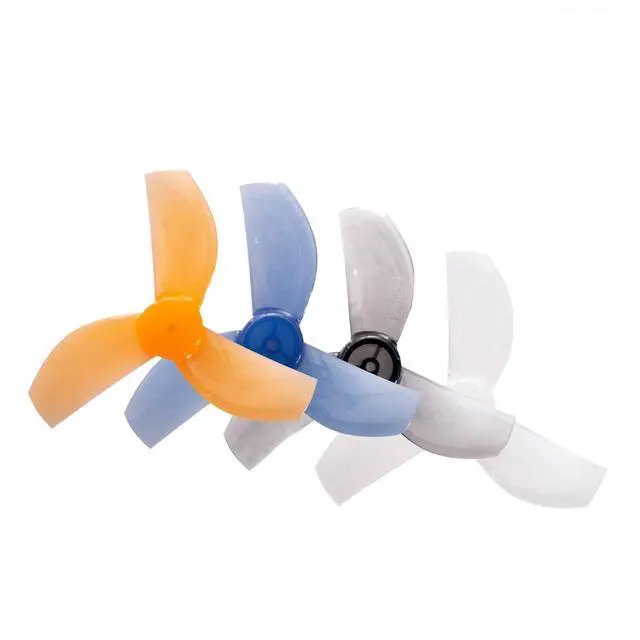 Alt view image 2 of 3 - 35MM 3-Blade Props Propellers with 1mm Compatible 08028 Brushless Motor for 1S Micro Tiny Whoop Quadcopter 8pairs