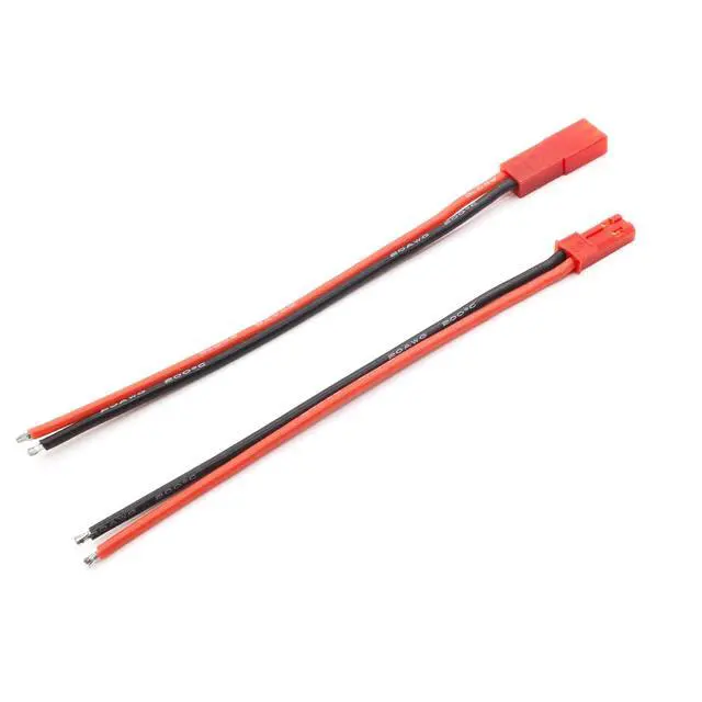 Alt view image 3 of 3 - 20AWG JST Plug Connector Cable JST Pigtail 2 Pin Male and Female with 10cm Wire for RC Vehicles