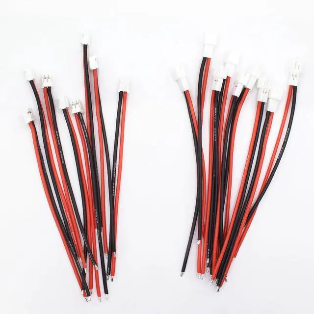 Alt view image 4 of 4 - XT30 to PH2.0 Male Female Cable and JST-PH2.0 Connector Cable 22AWG 10cm