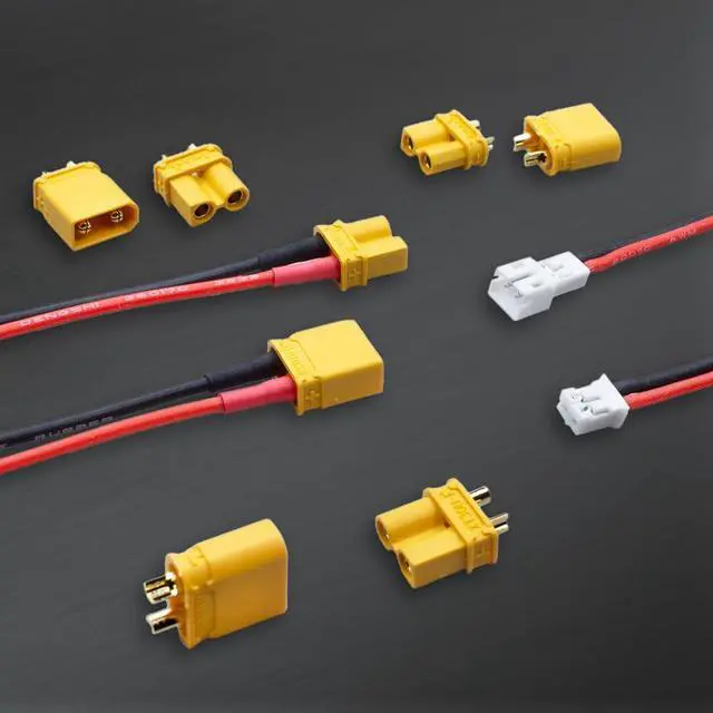 Alt view image 3 of 4 - XT30 to PH2.0 Male Female Cable and JST-PH2.0 Connector Cable 22AWG 10cm