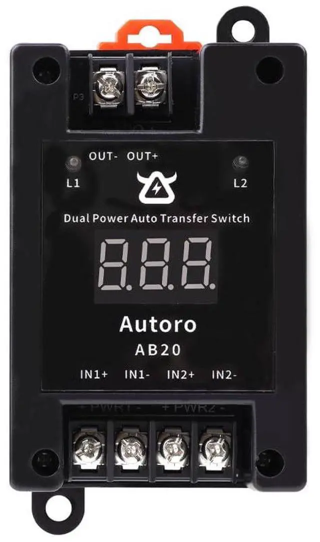 Main image of 60V 20A Dual Power Automatic Tranfer Switch, Two Ways 0.015S High Speed ATS, 80V 100A Parallel Discharge Module with Reverse Polarity Protection