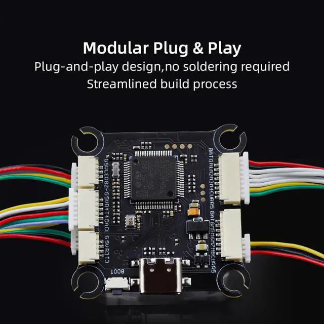 Alt view image 3 of 6 - F405 8S V1 FC Flight Controller High-performance ICM42688P M3 for FPV Racing Freestyle Drones