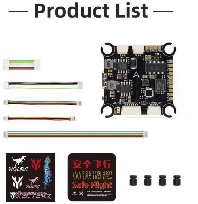 Alt view image 5 of 6 - F405 8S V1 FC Flight Controller High-performance ICM42688P M3 for FPV Racing Freestyle Drones
