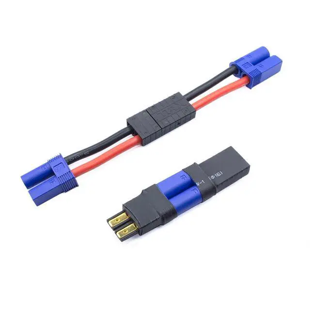 Alt view image 3 of 3 - 2Pairs RC LiPo Battery Connector Adapter EC5 Compatible with TRX/Traxxas to EC5 Plug Male Female Connector