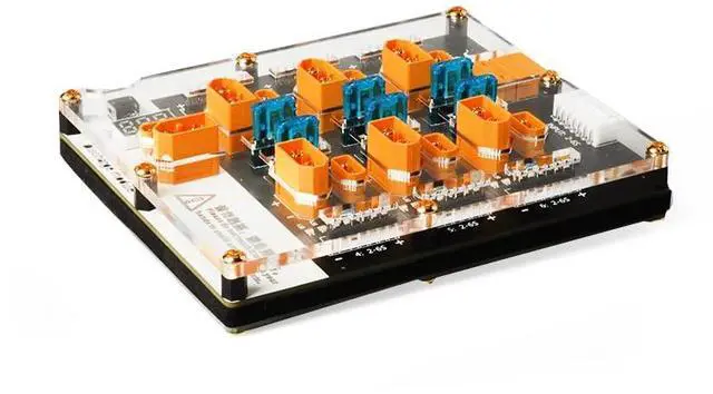 Alt view image 6 of 7 - Thor 6 Port Lipo Battery Balance Charger Board Pro 40A XT60 XT30 Plug 2-6S Integrated with Lipo Discharger for IMAX B6 ISDT Q6 Nano HOTA D6 Pro P6