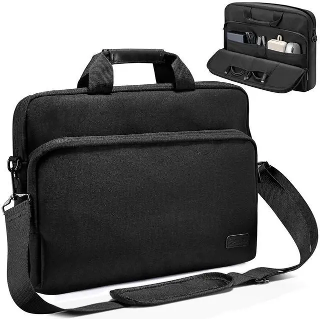 Main image of FilpGo Extended Screen Laptop Bag, Premium Durable Travel Business Laptop Case for Notebook Tablet Monitor, Black