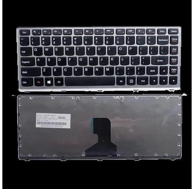 Alt view image 4 of 4 - US for Thinkpad Keyboard for Laptop Clevo Dns Intelbras for Lenovo Z400 Z400A Z400T Z400P P400 Z410