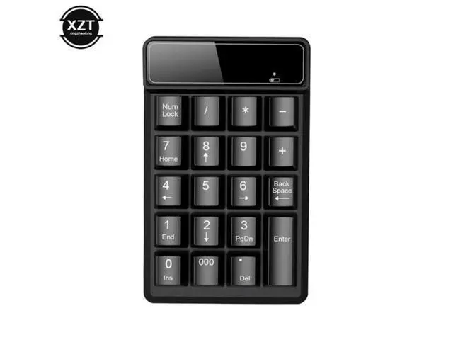 Alt view image 4 of 6 - Portable 19 Keys Wireless Numeric Keyboard 4.0 Bluetooth Digital Keyboard For Desktop Notebook Tablet PC Accounting Tasks Keypad