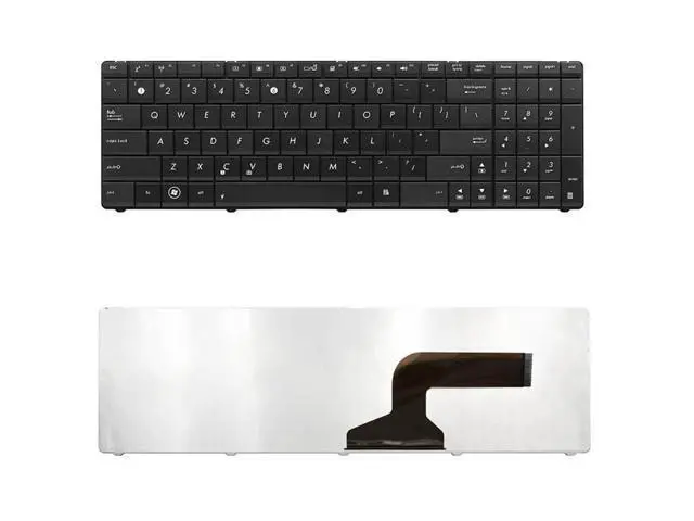 Alt view image 3 of 4 - Keyboard Replacement Without for Asus n53 k54l x55 x55u x55a x54c x54h x55vd x55c r500 f55 f75 Series Laptop Black US Layout
