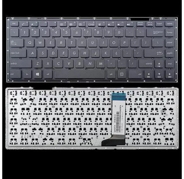 Alt view image 4 of 4 - Keyboard for Asus Laptop X451 X451C X453M K455L X455L X451CA X451M X451MA X451MAV Replacement of Keyboards No Backlit Dns US