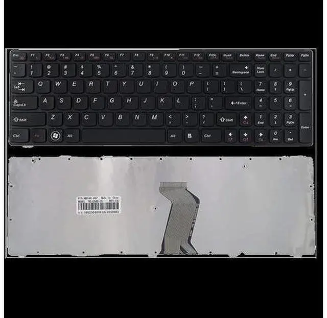 Alt view image 4 of 4 - US for Thinkpad Keyboard for Laptop Clevo for Lenovo G580 Z580 G580A V580A Z580A G580AH G580AM G580G G585 G585A G585AR G590