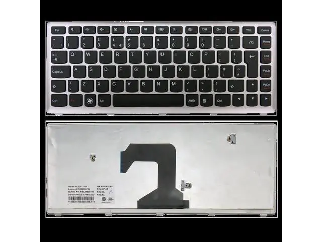 Alt view image 4 of 4 - Factory US for Thinkpad Keyboard for Laptop Clevo Dns Intelbras for Lenovo U410 Packard Bell