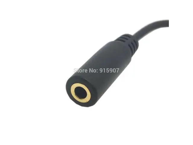 Alt view image 4 of 4 - CYDZ 10cm Right Angled 90 Degree 3.5mm 4 poles Audio Stereo Male to Female Extension Cable