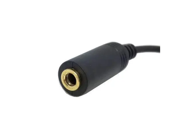 Alt view image 3 of 3 - CYDZ 90 Degree Right Angled 3.5mm 3pole Audio Stereo Male to Female Extension Cable