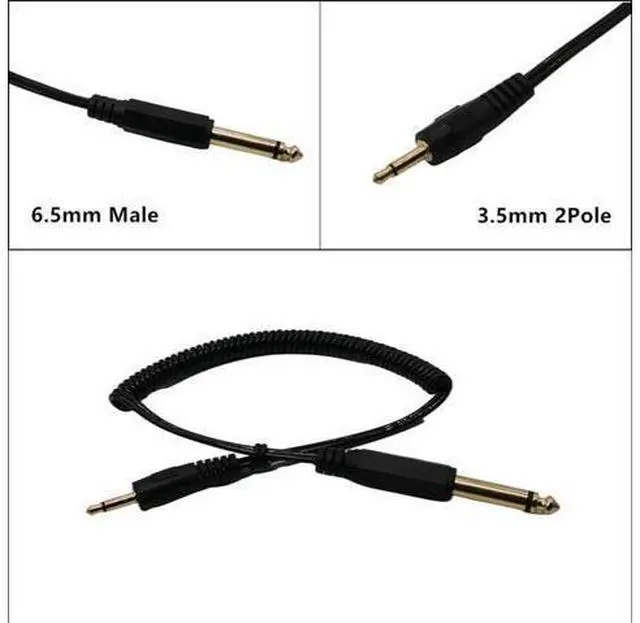 Main image of Câbles Audio AUX 3.5mm à 6.35mm, câble mâle à mâle, cordon extensible à 2 pôles