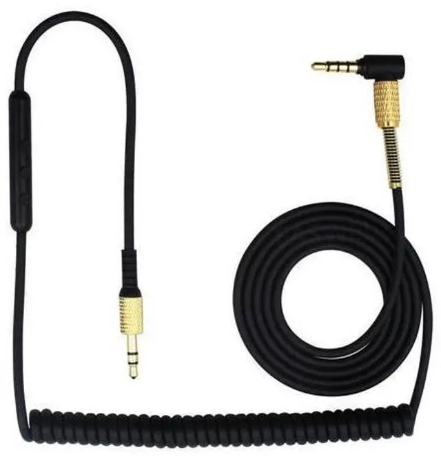 Main image of Cable de audio de sustitución con micrófono remoto, para auriculares Marshall Major On Ear Pro