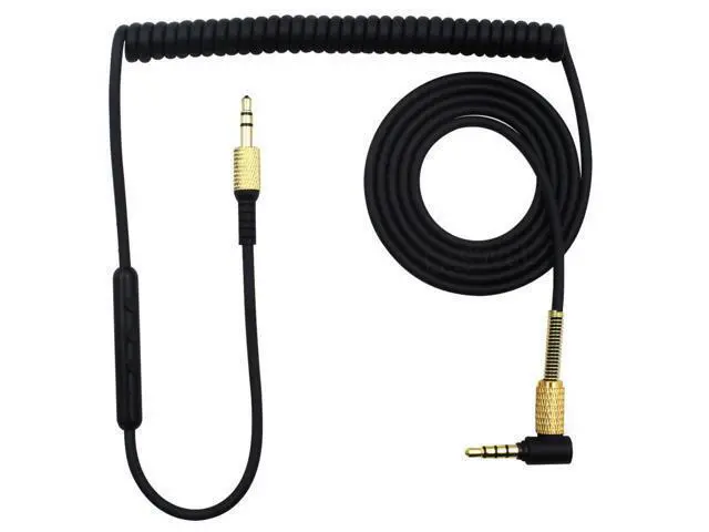 Alt view image 2 of 2 - Cable de audio de sustitución con micrófono remoto, para auriculares Marshall Major On Ear Pro