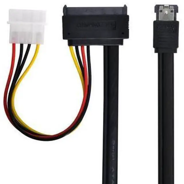 Alt view image 2 of 3 - Power eSATA Combo to SATA 22Pin IDE 5V 12V for 3 5" 2 5" Hard Disk Cable 50cm