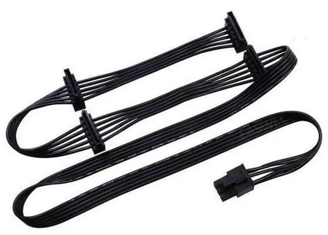 Alt view image 2 of 2 - Cable de alimentación Modular de 6 pines macho a 4 SATA para SeaSonic 850W 80 + M1211-850 de bronce