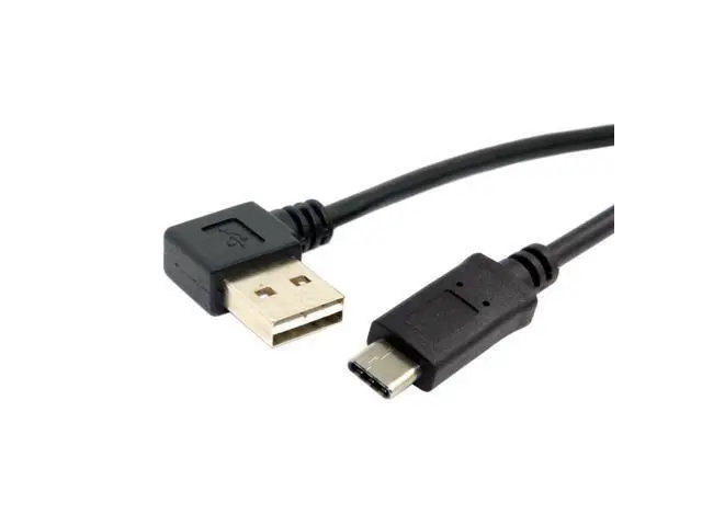 Alt view image 2 of 4 - CYDZ Reversible USB-C Type C to USB 2.0 90 Degree Left & Right Angled Data Cable for Laptop & Tablet & Cell Phone