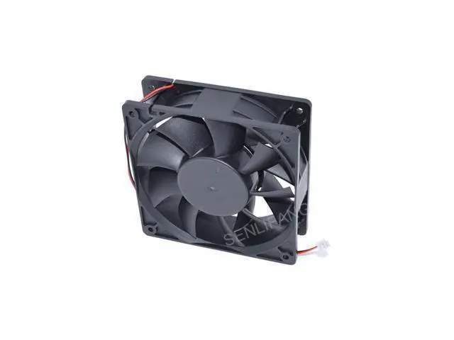 Alt view image 2 of 2 - Nuevo ventilador inversor de gran volumen de aire genuino FDB123824D 12038 24V 0.80A 2 cables turbocargador