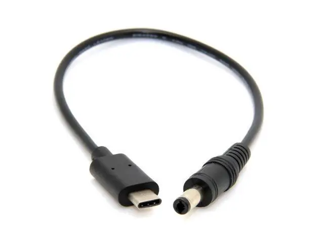 Alt view image 4 of 4 - CYDZ USB 3.1 Type C USB-C to DC 5.5 2.5mm Power Plug Extension Charge Cable for Apple Laptop 20cm