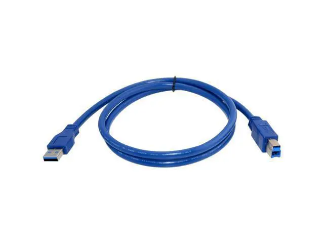 Alt view image 2 of 4 - CYDZ USB 3.0 A Male AM to USB 3.0 B Type Male BM Extension Printer Wire Cable USB3.0 Cable for Printer Supper Speed 1.0M