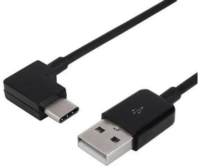 Main image of CYDZ Right Angled Type C USB-C to USB 2.0 Cable 90 Degree Connector for Tablet & Mobile Phone 20cm