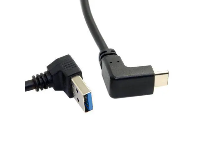 Alt view image 3 of 4 - CYDZ USB 3.1 USB-C Reversible Angled to 90 Degree Up Angled A Male Data Cable for Laptop & Tablet & Phone