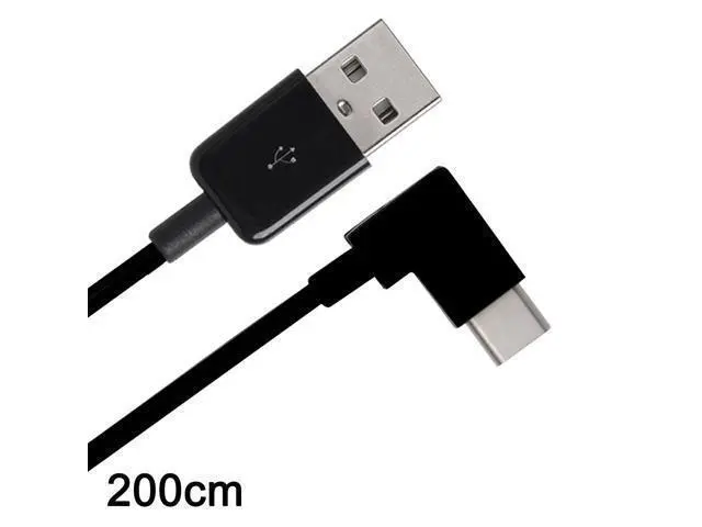 Alt view image 7 of 7 - NGFF Right Angled USB 3.1 Type C USB-C to USB 2.0 Cable 90 Degree Connector for Tablet & Mobile Phone 200cm