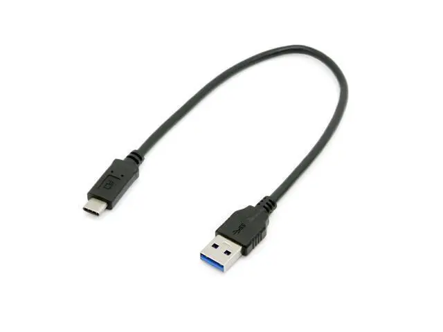 Alt view image 2 of 3 - CYDZ 30cm USB-C USB 3.1 Type C Male to Standard Type A Male Data Cable for Tablet & Phone & Laptop & Hard Disk Drive