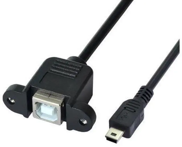 Main image of CYDZ USB 2.0 MINI Male to B type Female OTG host CABLE 0.2m