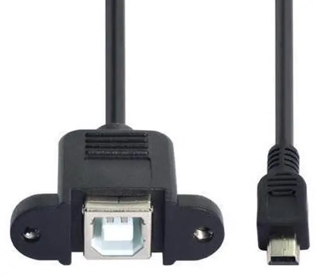 Alt view image 6 of 7 - CYDZ USB 2.0 MINI Male to B type Female OTG host CABLE 0.2m
