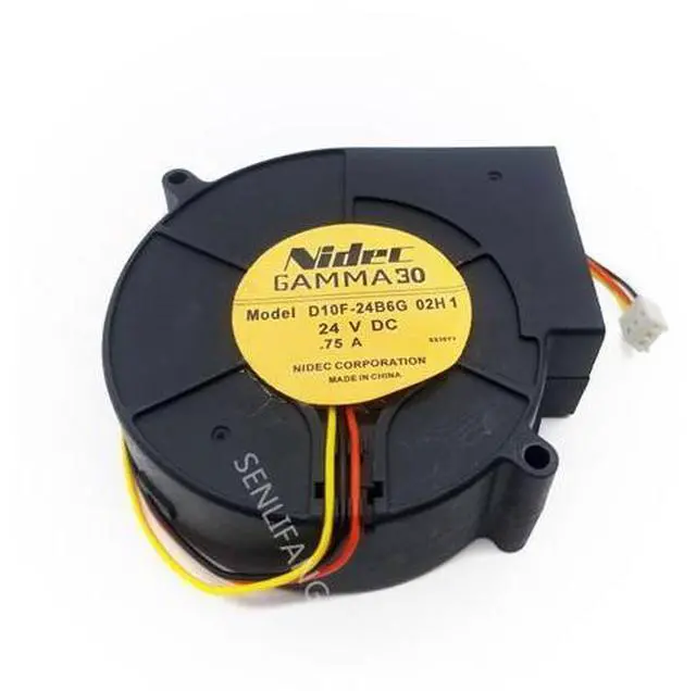 Main image of Ventilador de proyector CC, 24V, 0,75 a, 97x97x33mm, 3 cables, genuino, nuevo para servidor D10F-24B6G 02H1