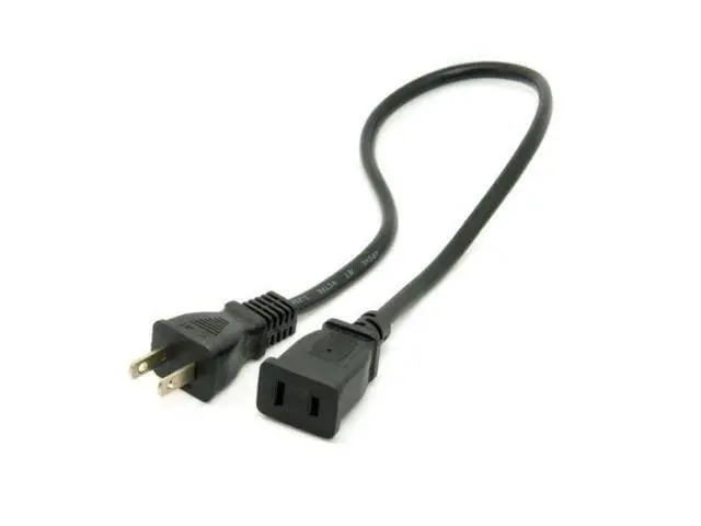 Alt view image 6 of 7 - CYDZ USA Outlet Saver Power Extension Cord Cable 2-prong 2 Outlets 50 cm