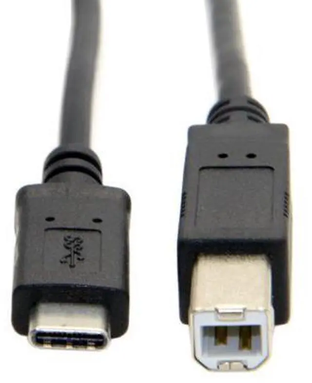 Main image of USB-C USB 3.1 Type-C Male Connector to USB 2.0 Type B Male Data Cable for Cell Phone & Laptop & Laptop 100cm
