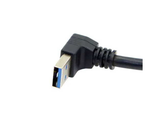 Alt view image 2 of 3 - USB 3.1 USB-C Up & Down Angled to 90D Down Angled A Male Data Cable for Laptop