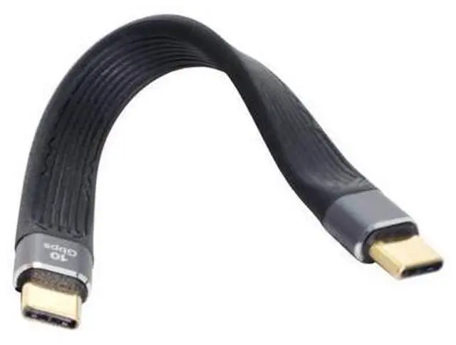 Main image of Male to Male for Laptop & Phone 13cm USB 3.1 10Gbps Flat Slim FPC Data Cable Type-C USB-C
