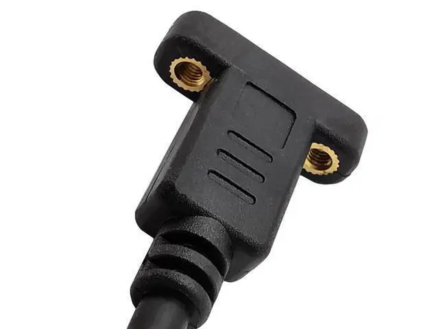 Alt view image 2 of 3 - 90 Degree Type C Male to Female Cable 30cm Left & Right Angled USB-C USB 3.1