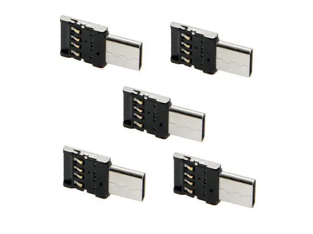 Alt view image 2 of 5 - 5pcs USB-C Type-C Ultra Mini to USB 2.0 OTG Adapter for Cell Phone Tablet & USB Cable & Flash Disk