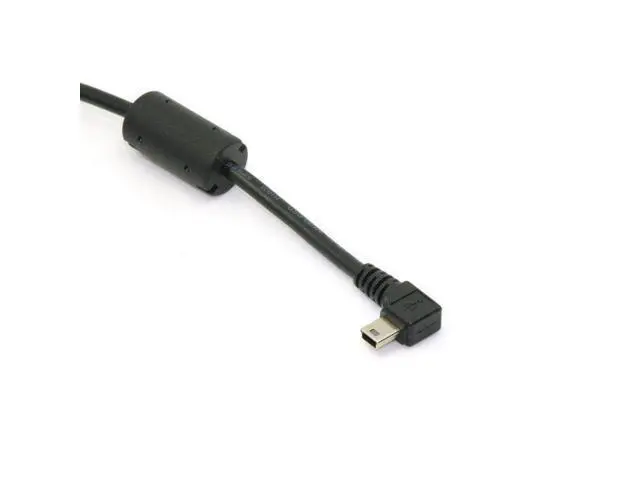Alt view image 3 of 3 - Mini USB B Type 5pin Male Right Angled 90 Degree to USB 2.0 Male Data Cable 5M