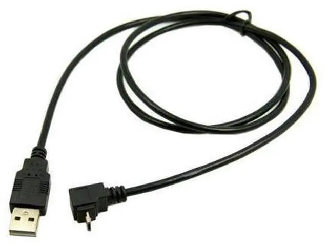 Main image of 1m Up Angled 90 Degree Micro USB Male to USB Data Charge Cable for Cell Phone & Tablet