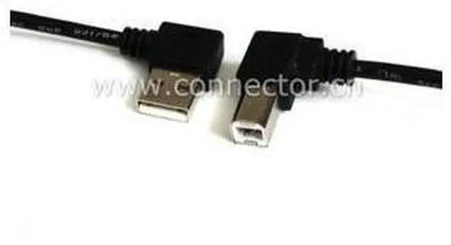 Main image of 50cm Right Angled 90 Degree USB 2.0 A Male to B Male Printer Scanner Cable