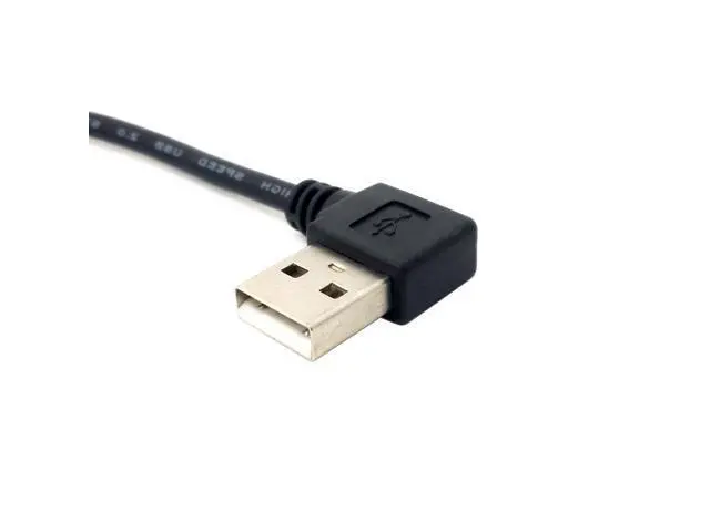 Alt view image 5 of 5 - 50cm Right Angled 90 Degree USB 2.0 A Male to B Male Printer Scanner Cable