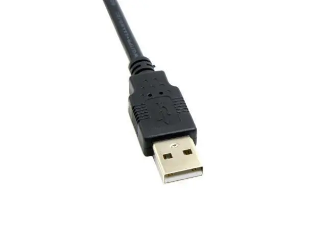 Alt view image 3 of 5 - Data Charge Cable Cy 3m Male To Usb 2.0 Left Angled 90 Degree Micro For Tablet A Well